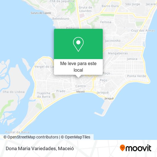 Dona Maria Variedades mapa
