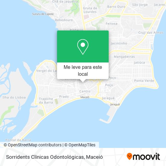 Sorridents Clínicas Odontológicas mapa