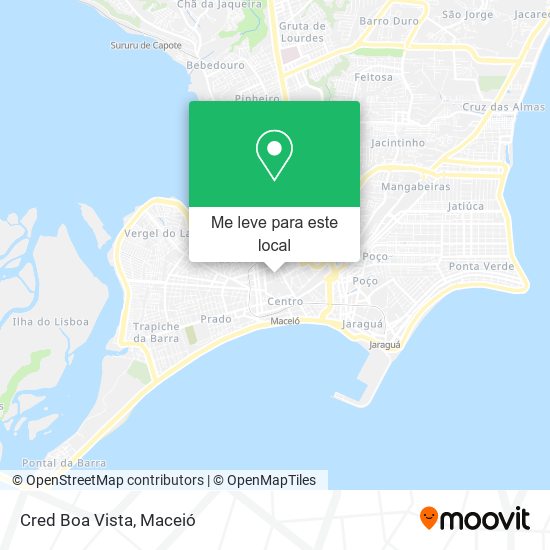Cred Boa Vista mapa