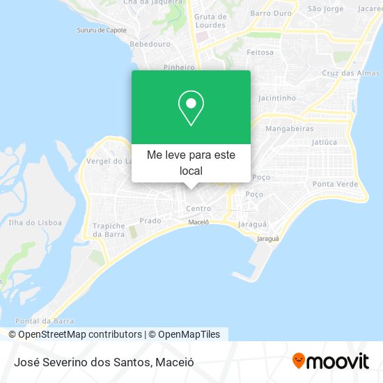 José Severino dos Santos mapa