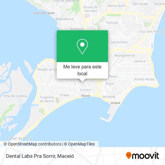 Dental Labs Pra Sorrir mapa