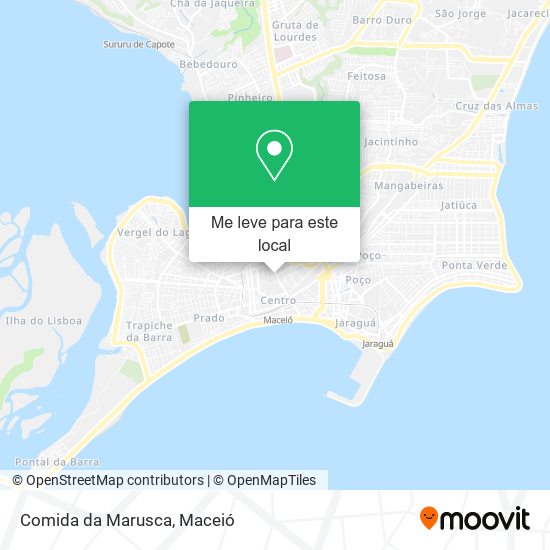 Comida da Marusca mapa