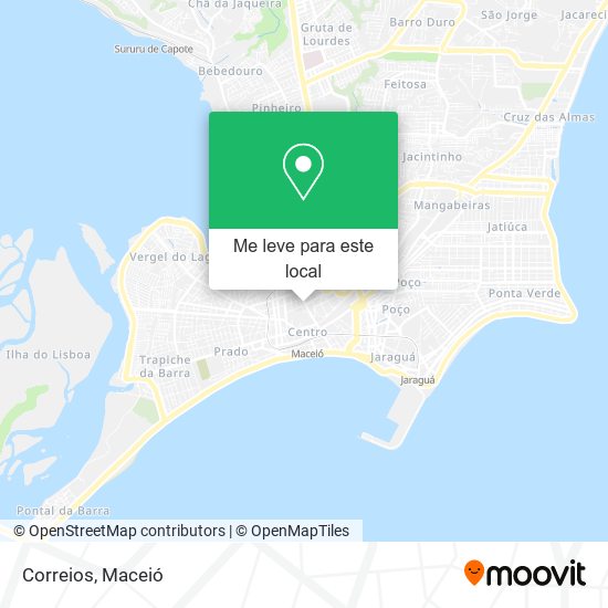 Correios mapa