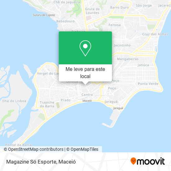 Magazine Só Esporte mapa