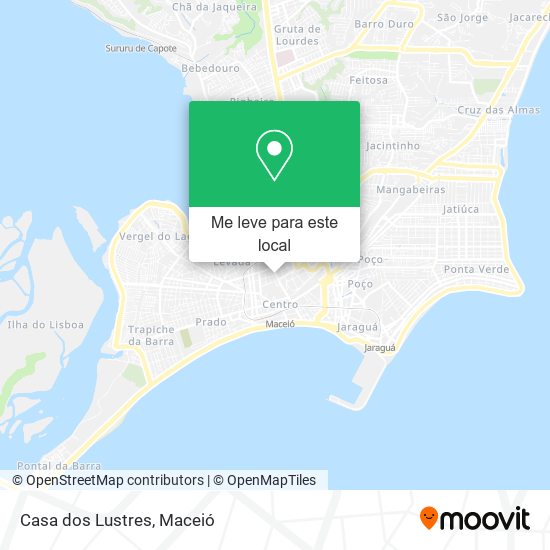 Casa dos Lustres mapa