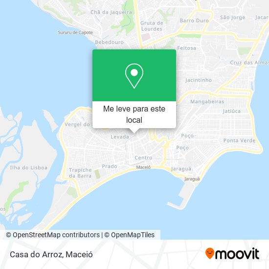 Casa do Arroz mapa
