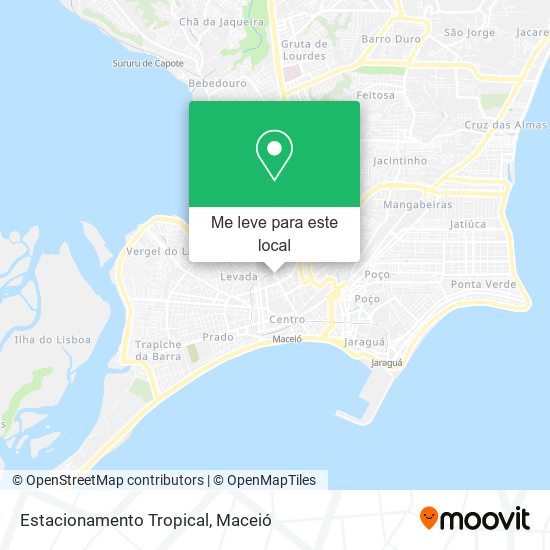 Estacionamento Tropical mapa