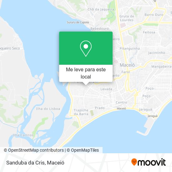 Sanduba da Cris mapa