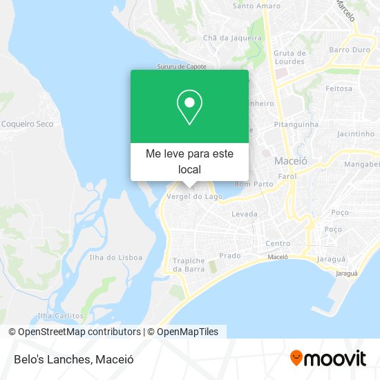 Belo's Lanches mapa