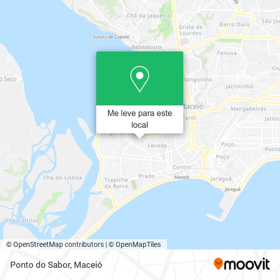 Ponto do Sabor mapa