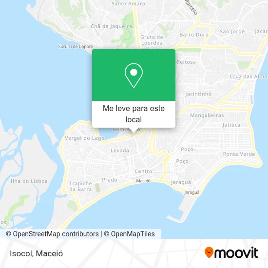 Isocol mapa