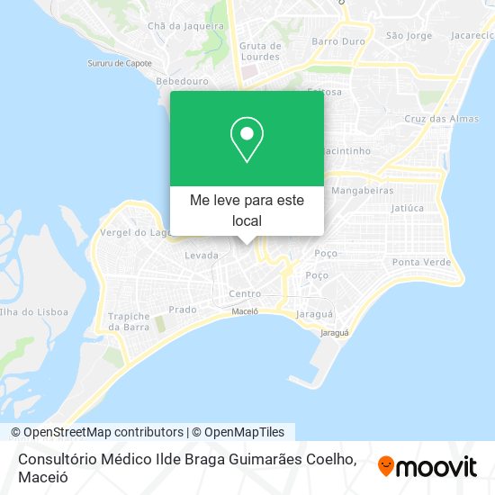 Consultório Médico Ilde Braga Guimarães Coelho mapa