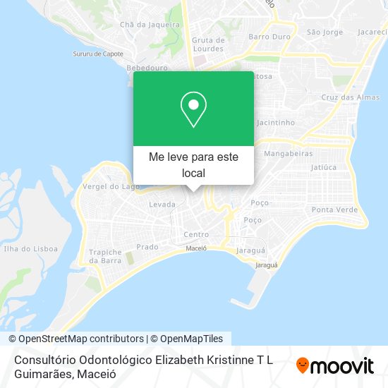 Consultório Odontológico Elizabeth Kristinne T L Guimarães mapa