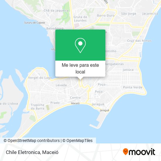 Chile Eletronica mapa