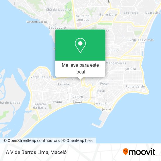 A V de Barros Lima mapa