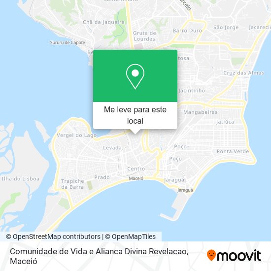 Comunidade de Vida e Alianca Divina Revelacao mapa