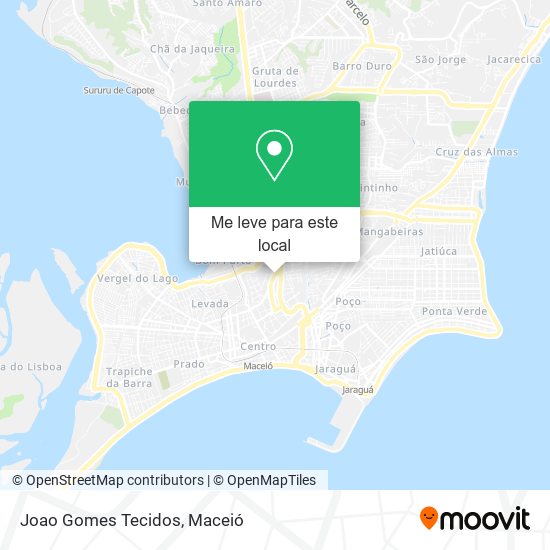 Joao Gomes Tecidos mapa