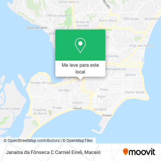 Janaína da Fônseca C Carniel Eireli mapa