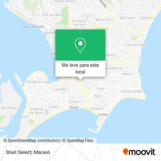 Shell Select mapa
