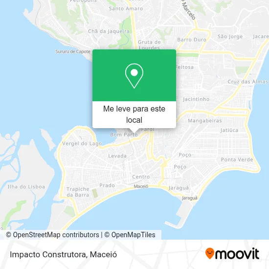 Impacto Construtora mapa