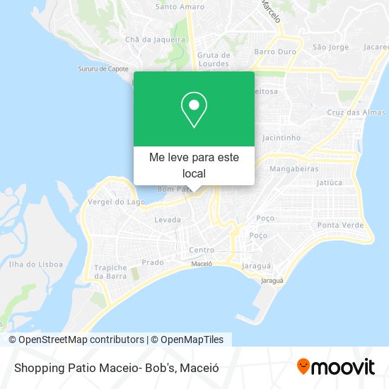 Shopping Patio Maceio- Bob's mapa