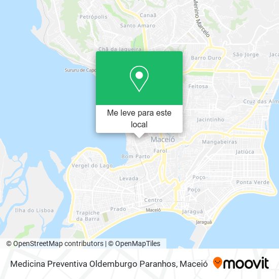 Medicina Preventiva Oldemburgo Paranhos mapa