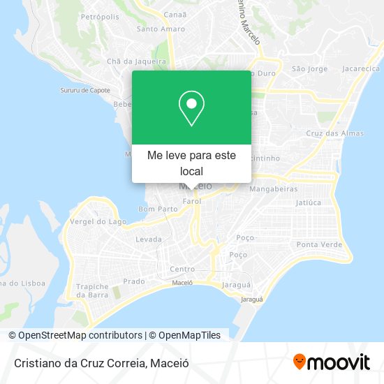 Cristiano da Cruz Correia mapa