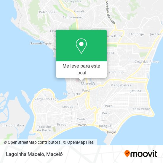 Lagoinha Maceió mapa