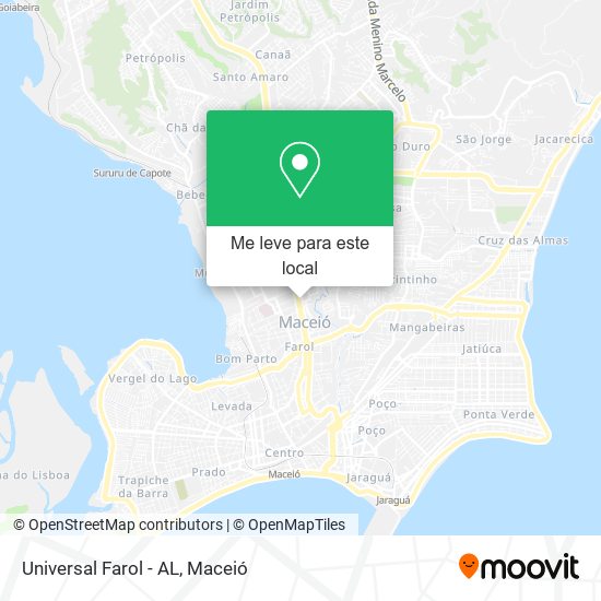 Universal Farol - AL mapa