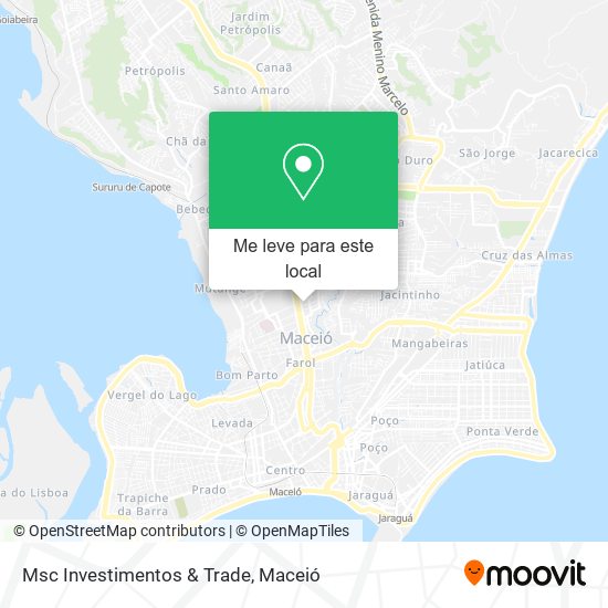 Msc Investimentos & Trade mapa