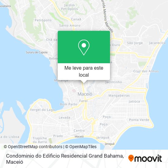 Condominio do Edificio Residencial Grand Bahama mapa