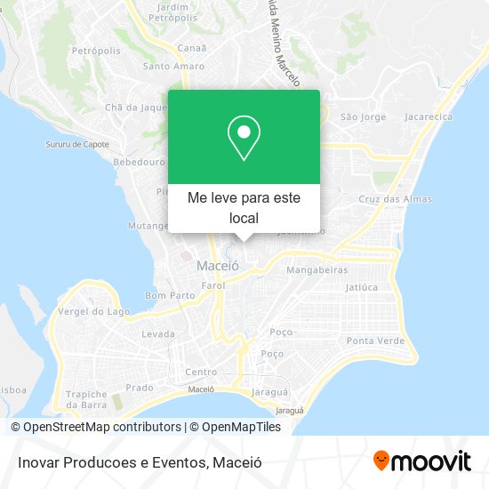 Inovar Producoes e Eventos mapa