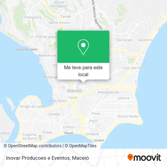 Inovar Producoes e Eventos mapa