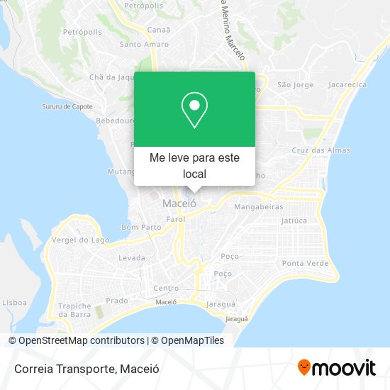 Correia Transporte mapa