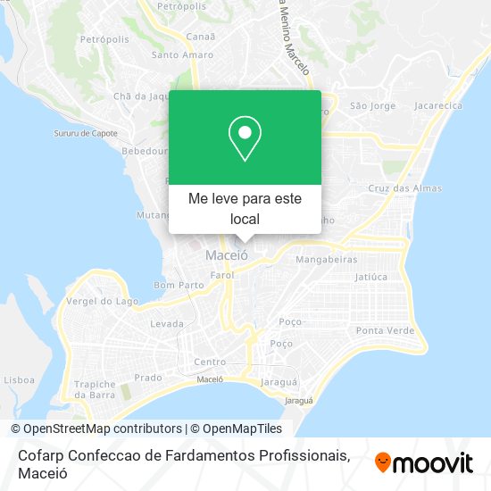 Cofarp Confeccao de Fardamentos Profissionais mapa