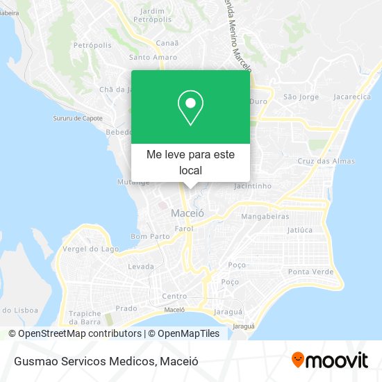 Gusmao Servicos Medicos mapa