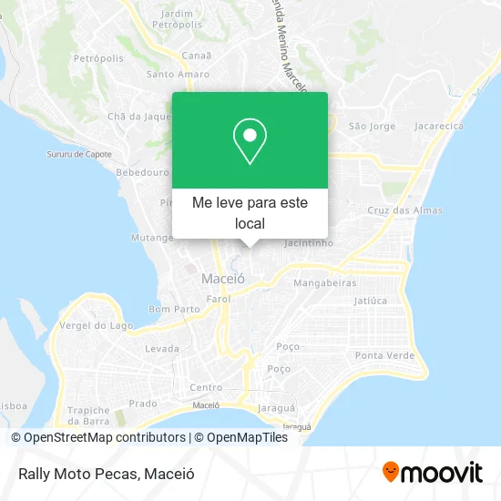 Rally Moto Pecas mapa