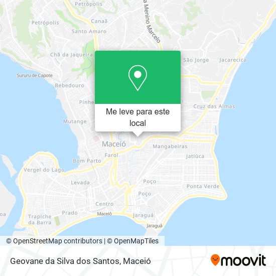 Geovane da Silva dos Santos mapa