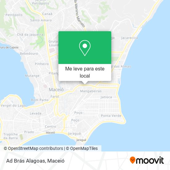 Ad Brás Alagoas mapa