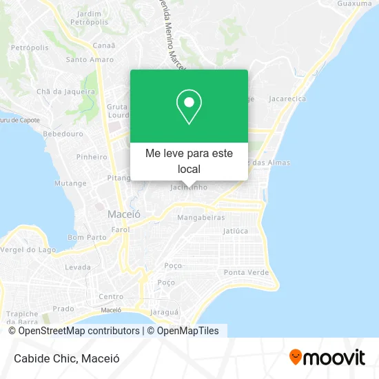 Cabide Chic mapa