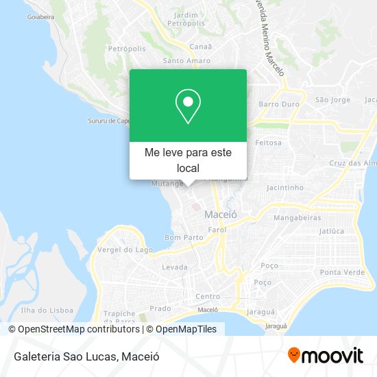 Galeteria Sao Lucas mapa