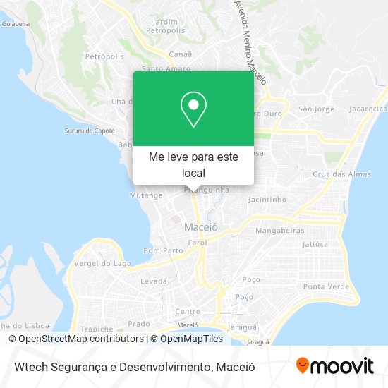 Wtech Segurança e Desenvolvimento mapa