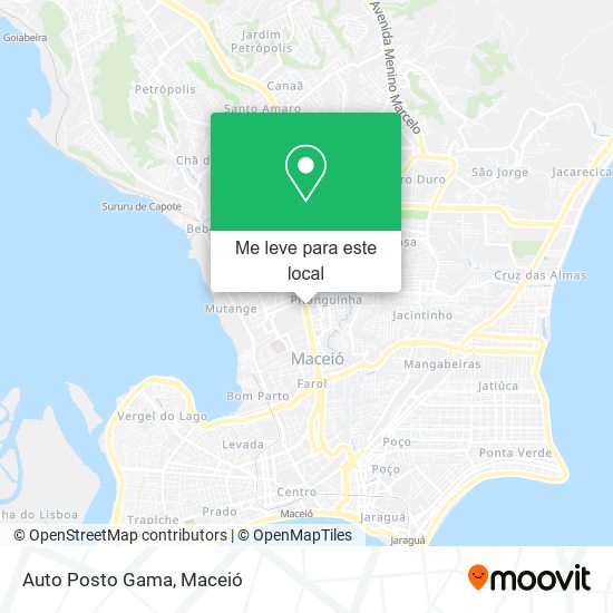 Auto Posto Gama mapa