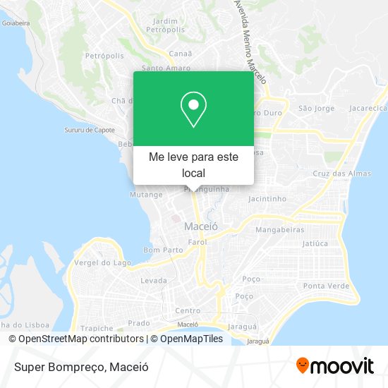 Super Bompreço mapa