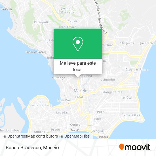 Banco Bradesco mapa