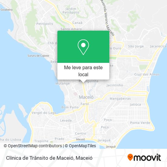 Clínica de Trânsito de Maceió mapa