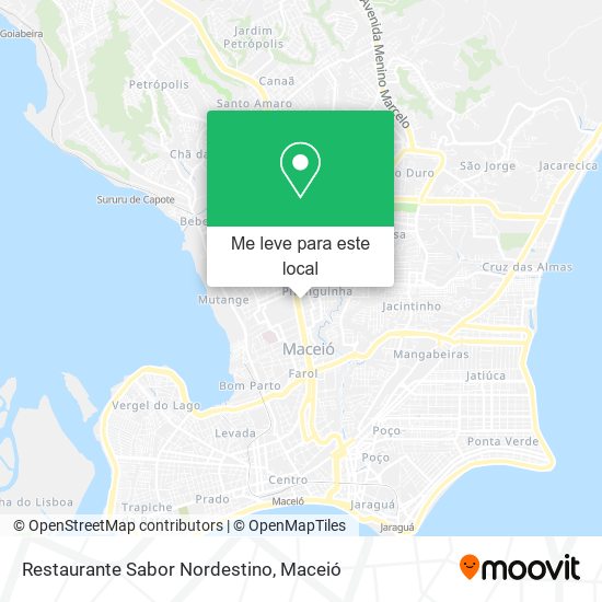 Restaurante Sabor Nordestino mapa