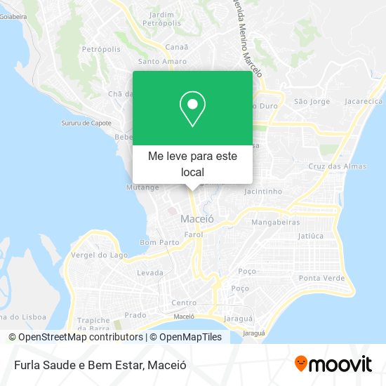 Furla Saude e Bem Estar mapa