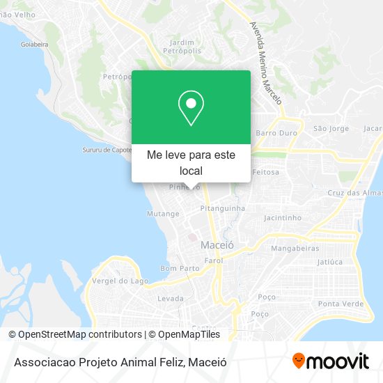 Associacao Projeto Animal Feliz mapa