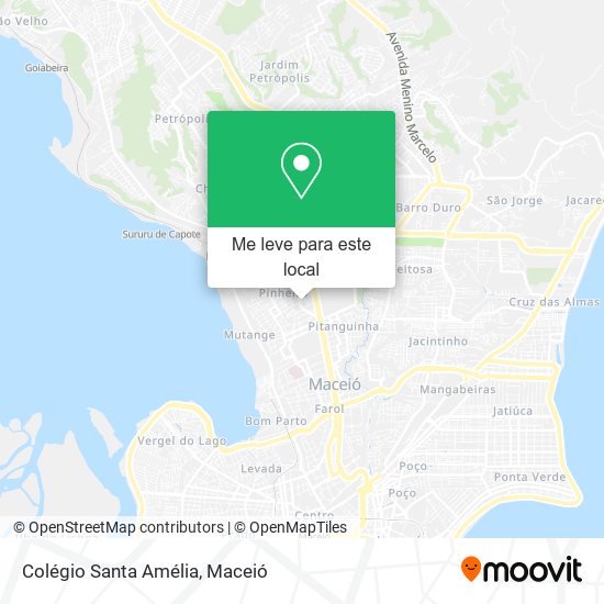 Colégio Santa Amélia mapa